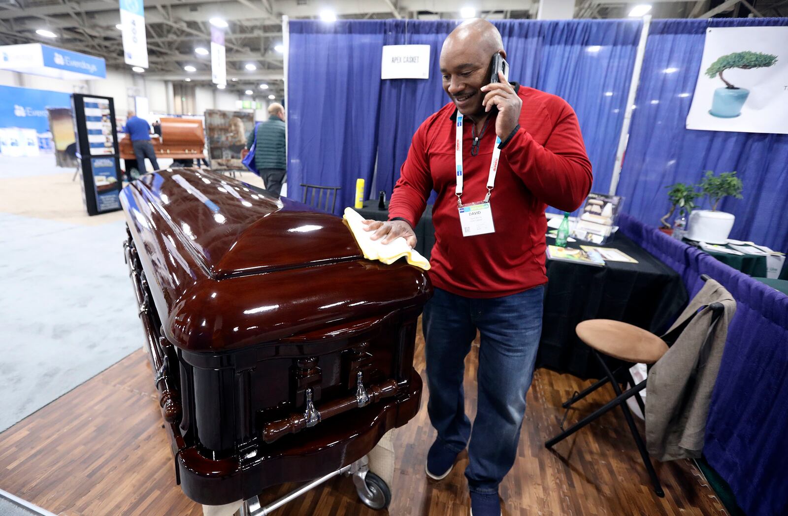 Photos: Funeral directors' expo showcases alternative burial methods
