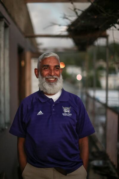 Victor Manuel Felix poses for a portrait at his home in Cayey, Puerto Rico, on Saturday, Dec. 9, 2017.