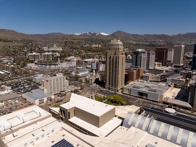 The air is cleaner in parts o f Utah due to ambitious efforts