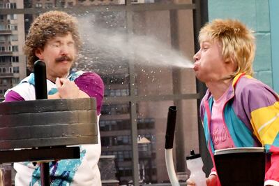 Adam Berg and Jason Gray perform onstage during "Studio C Live from NYC" featuring Kenan Thompson in the Manhattan Center's Hammerstein Ballroom on Aug. 24, 2018 in New York City.