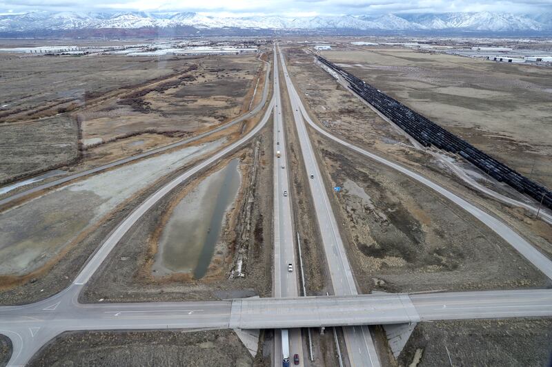 The Utah Inland Port land area at I-80 near 7200 West in Salt Lake City is pictured on Jan. 27, 2020.