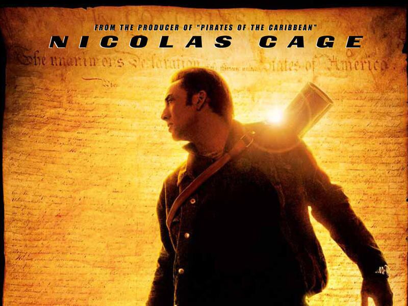 “National Treasure” stars Nicolas Cage.