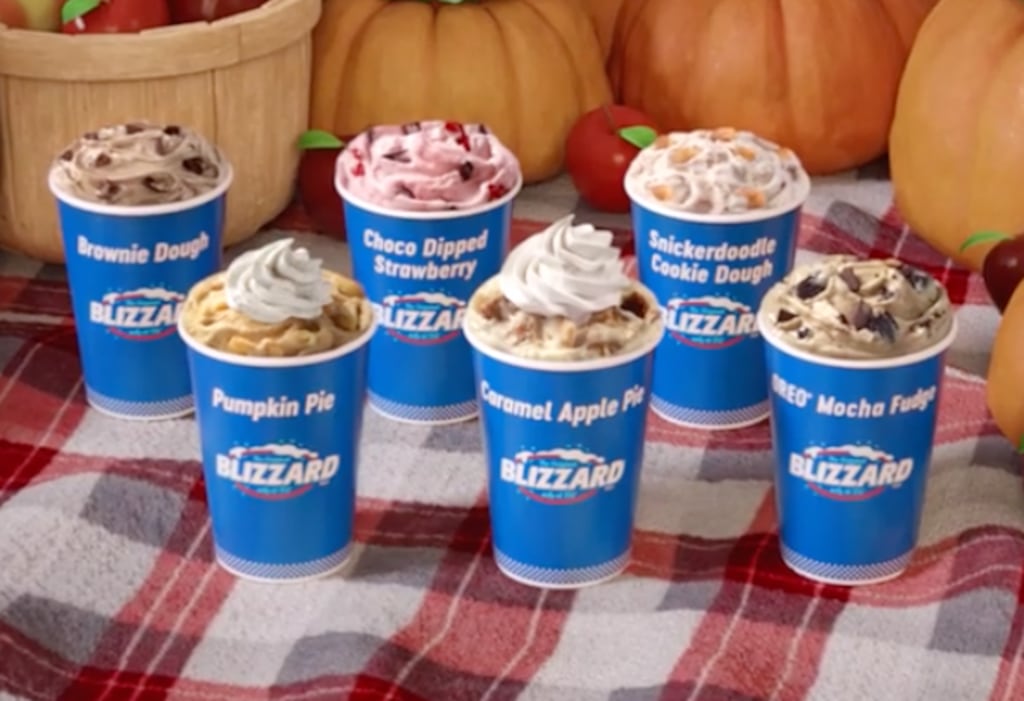 Dairy Queen full Blizzard menu adds pumpkin pie, caramel apple ...