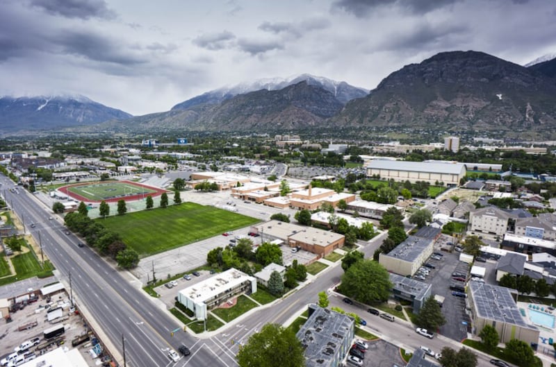 The former Provo High School site, now known as the BYU West Campus, will be the site of the BYU School of Medicine.