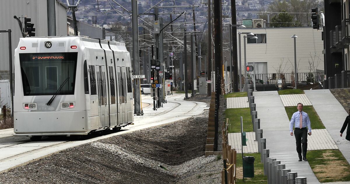 Leaders sing praises of S-Line and its new double track – Deseret News
