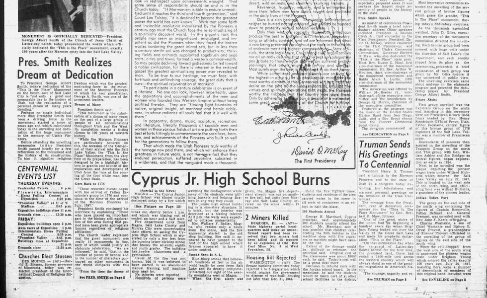 Deseret News Archives Offer Glimpse into Utah’s Pioneer Day History