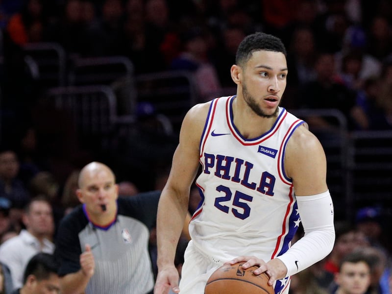 Philadelphia 76ers’ Ben Simmons in action.