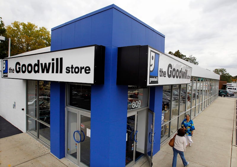 In this Oct. 14, 2010 photo, shoppers go into a Goodwill store in Paramus, N.J. During the Great Recession, people made drastic changes in how they spent their money. They stopped treating credit cards as cash. They learned to save and learned to wait. (A