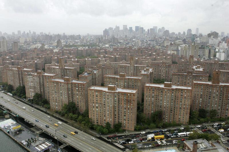 FILE - This Oct. 17, 2006 file photo shows the Stuyvesant Town-Peter Cooper Village apartment complex in New York. The 110-building complex that has long been an American icon of affordable middle-class housing faces a new era: Tenants of Stuyvesant Tow