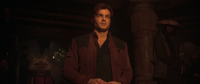 Alden Ehrenreich is Han Solo in “Solo: A Star Wars Story.”