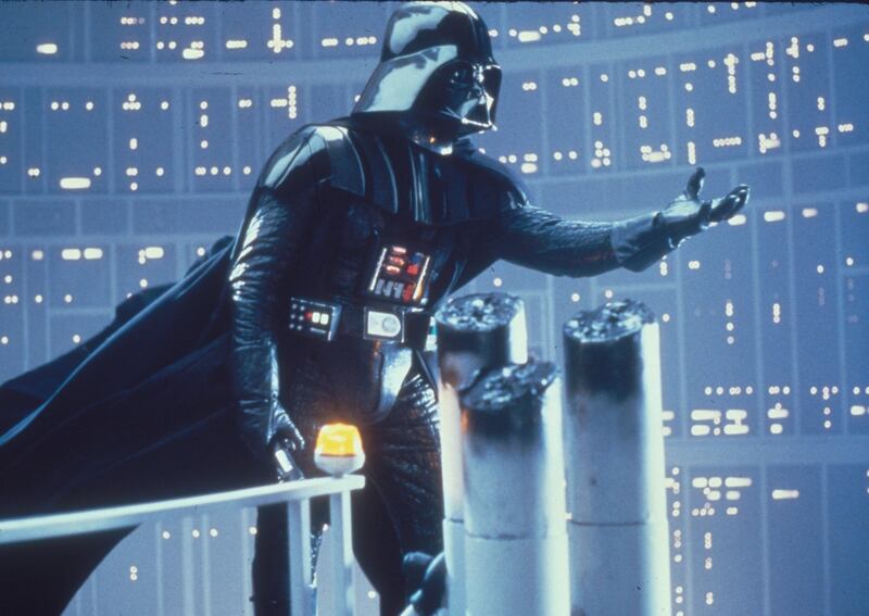 Darth Vader in “Empire Strikes Back.”