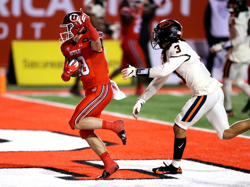 Wide receiver and return specialist Britain Covey, a Utah County native, has found tremendous success at Utah.
