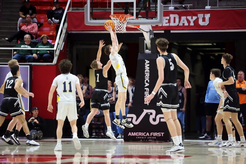 High school boys basketball Bonneville beats Alta in 4A quarterfinals