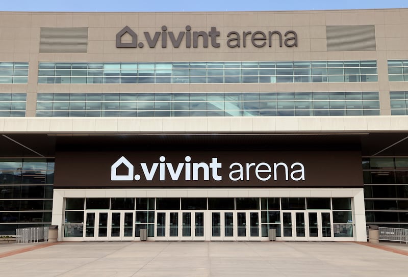 Vivint Arena in Salt Lake City is pictured on Tuesday, May 24, 2022.