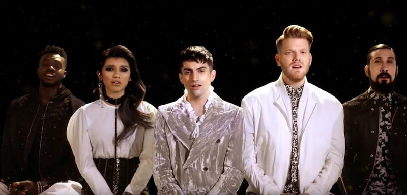 The Pentatonix sing in their new cover video.