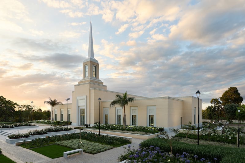 The exterior of the Harare Zimbabwe Temple.