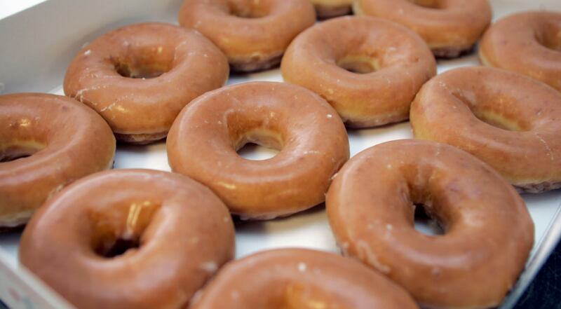 Krispy Kreme doughnuts are shown in Raleigh, N.C.
