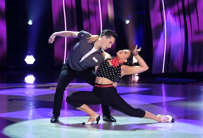 “So You Think You Can Dance” Top 10 to 8: Top 10 contestants Stephanie Sosa (R) and Gino Cosculleuela (L) perform a jive routine to “Long Tall Sally (The Thing)” choreographed by Emma Slater & Sasha Farber on “So You Think You Can Dance,” which aired