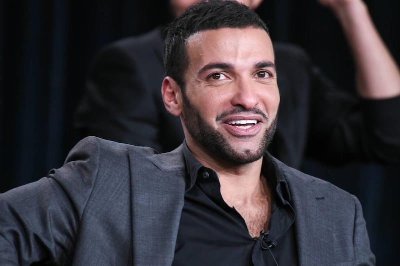 Haaz Sleiman on stage at National Geographic Channel 2015 Winter TCA on Wednesday, Jan. 7, 2015, in Pasadena, Calif. (Photo by Richard Shotwell/Invision/AP)