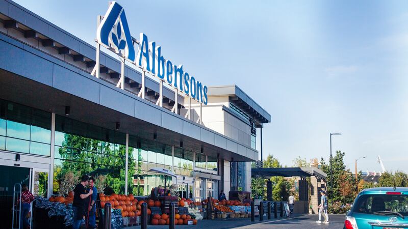 An Albertsons grocery store is pictured on Oct. 14, 2022, in Boise, Idaho