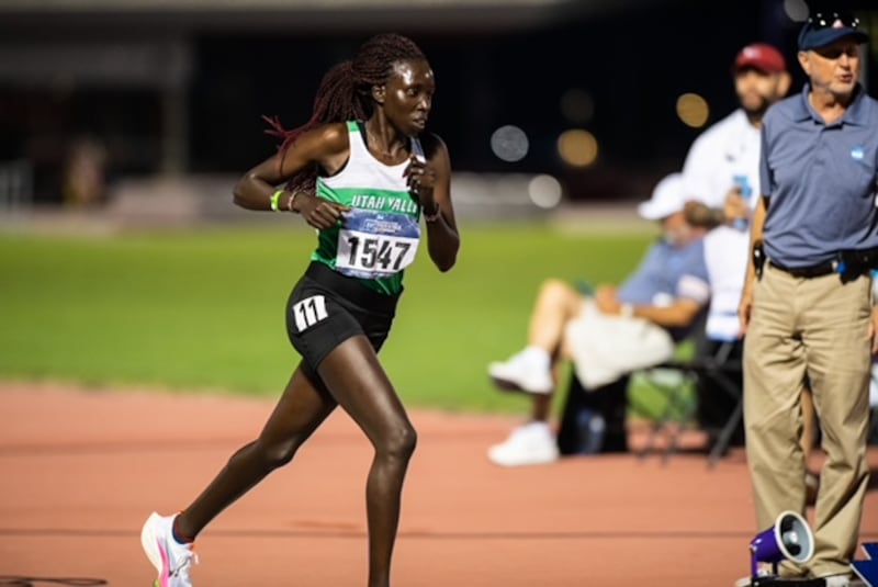 Utah Valley’s Everlyn Kemboi.
