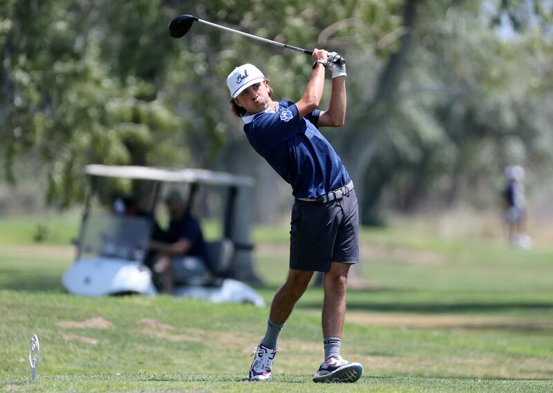 High school boys golf Herriman edges Olympus by one stroke in first