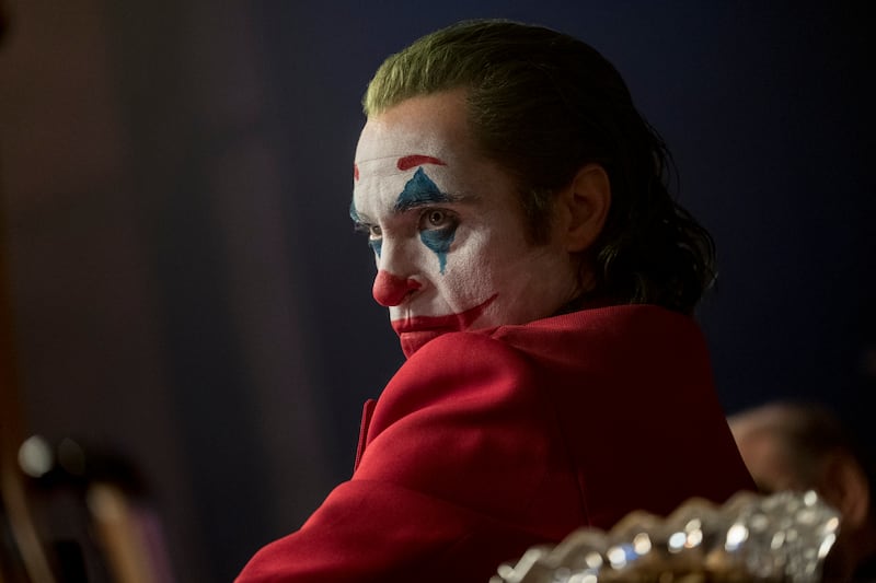 Joaquin Phoenix as Arthur Fleck in “Joker,” a Warner Bros. Pictures release.