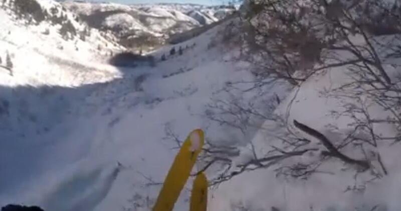 Don't worry about Devin Stratton, he's fine. The Utah skier's recent experience of falling off a 150-foot cliff and surviving has gone viral.