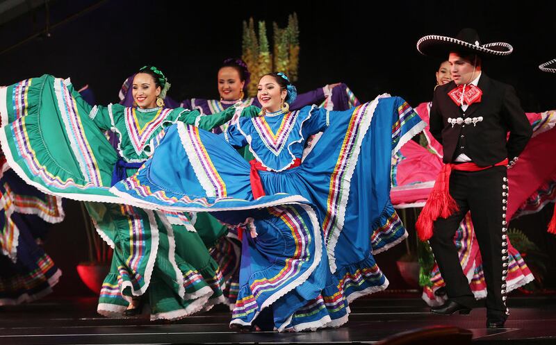 Latino cultural event “Luz de las naciones: Juventud de la promesa” is performed at the Conference Center in Salt Lake City Sunday, Oct. 25, 2015.