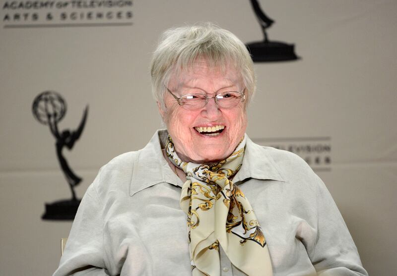 Pat Carroll participates in panel at the Academy of Television Arts & Sciences on Jan. 31, 2013, in North Hollywood, Calif.