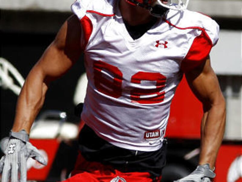 Utah receiver John Peel has been a part of the team for six years, but he has caught only one pass.