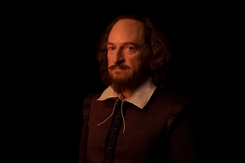 Kenneth Branagh as William Shakespeare.