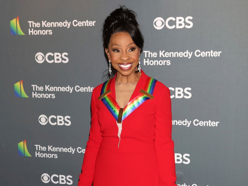 Gladys Knight arrives at the Kennedy Center Honors at The Kennedy Center in Washington.
