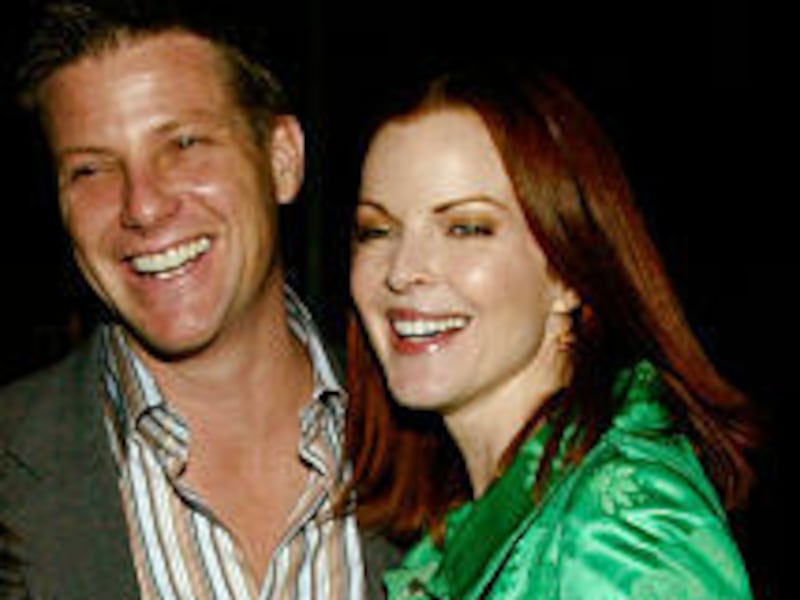 Doug Savant and Marcia Cross