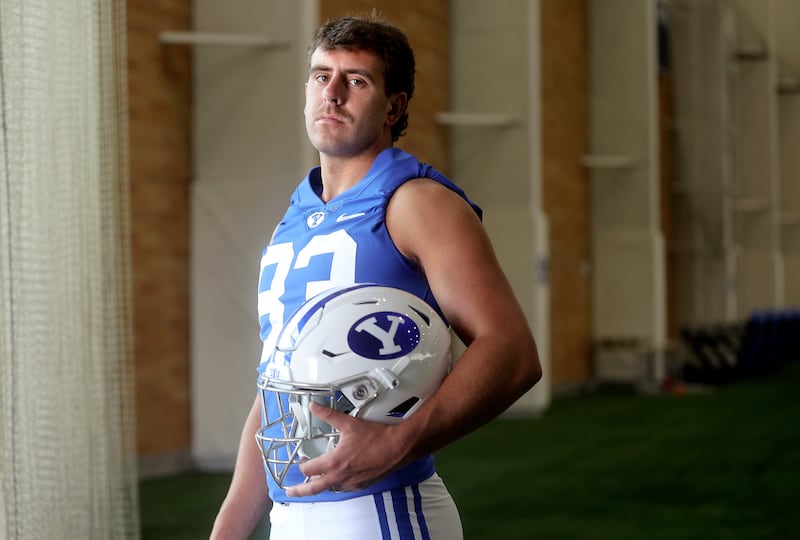 BYU tight end Isaac Rex is among 24 former and current Cougars who received their degrees this spring