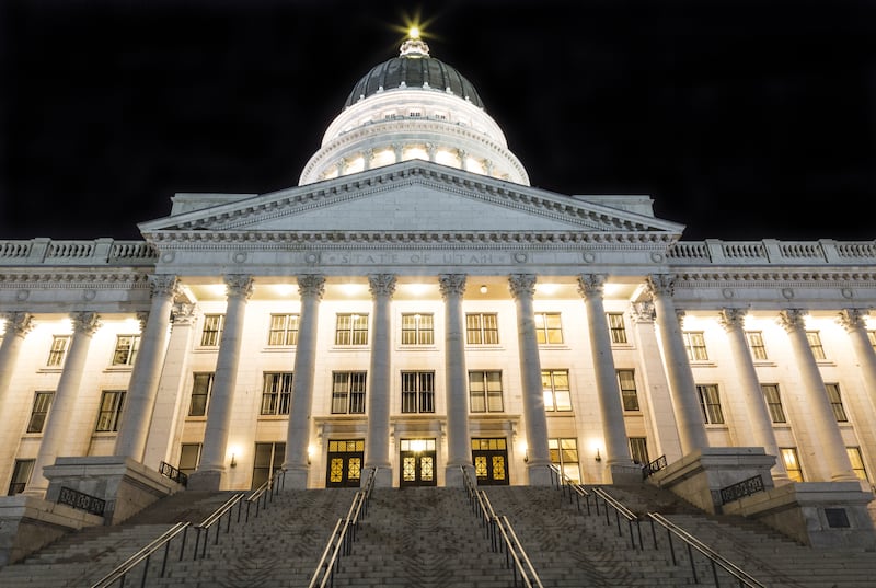 A photo of the Utah Capitol building.