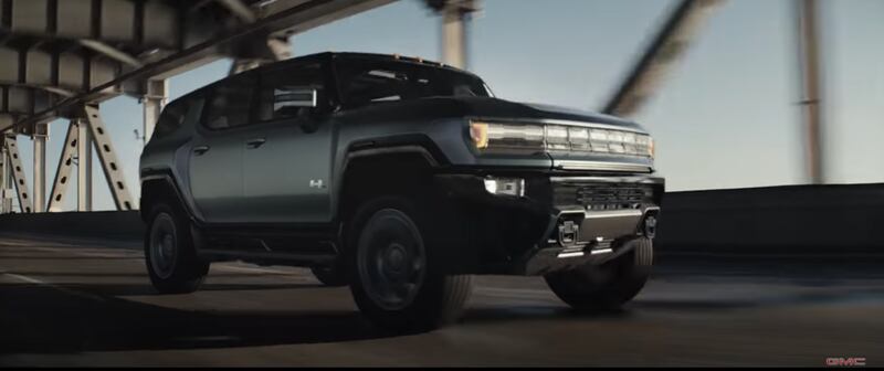 Hummer has an electric model that can drive diagonally. It costs $110,000, though