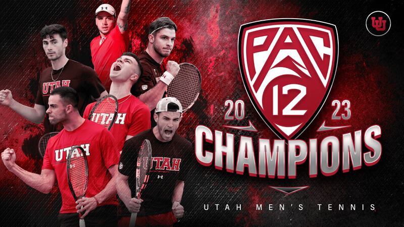 The Utah Utes men’s tennis team claimed its first Pac-12 regular season title on Saturday with its win over the UCLA Bruins in California.