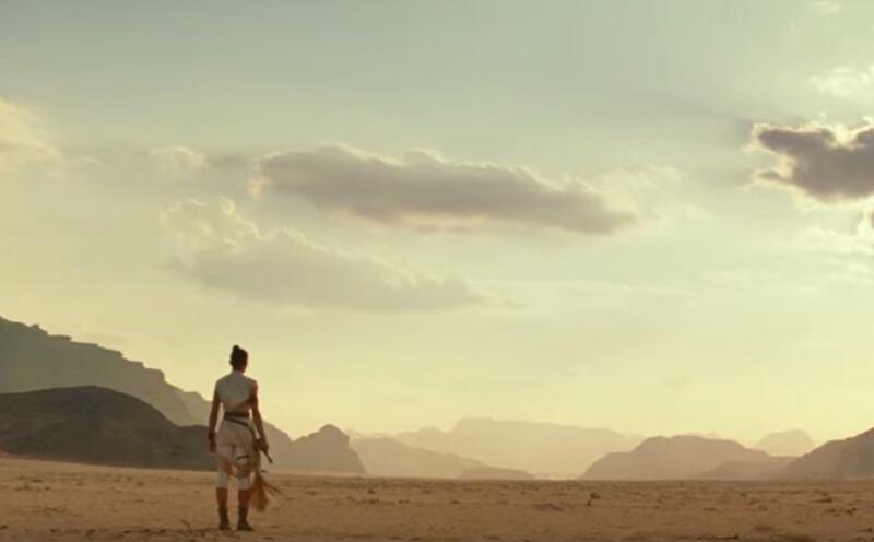 A still from “The Rise of Skywalker.”