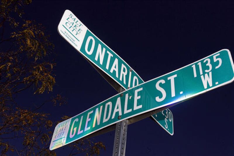 Some street signs are posted in capital letters in Salt Lake City. City officials are also checking reflectivity.