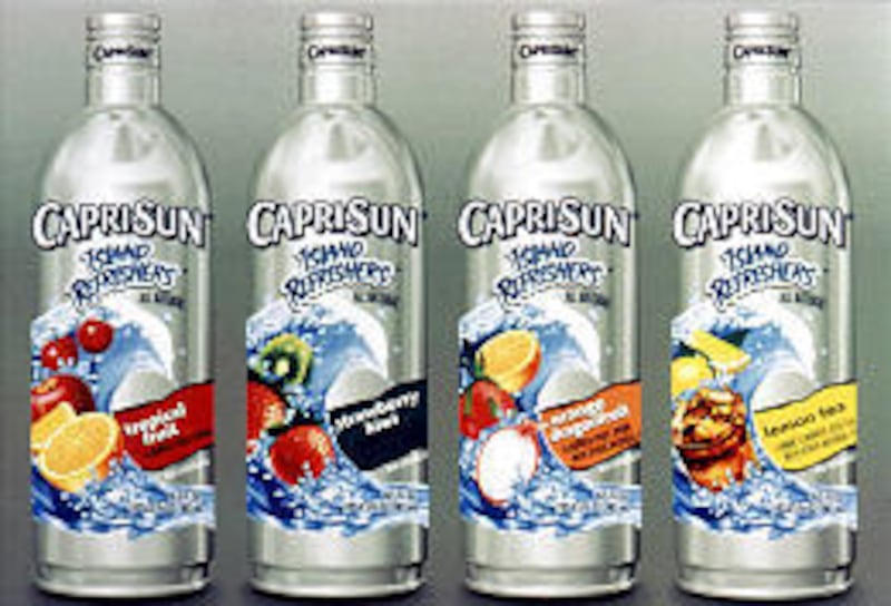 Capri Sun Island Refreshers are a step up from pouches - but still contain only 10 percent real fruit juice.