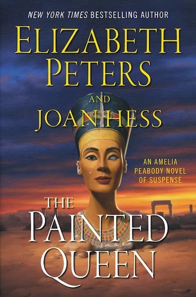 Published posthumously, "The Painted Queen" was finished by mystery writer Joan Hess from notes left by Amelia Peabody series writer Elizabeth Peters (whose real name was Barbara Mertz), who passed away in 2013.