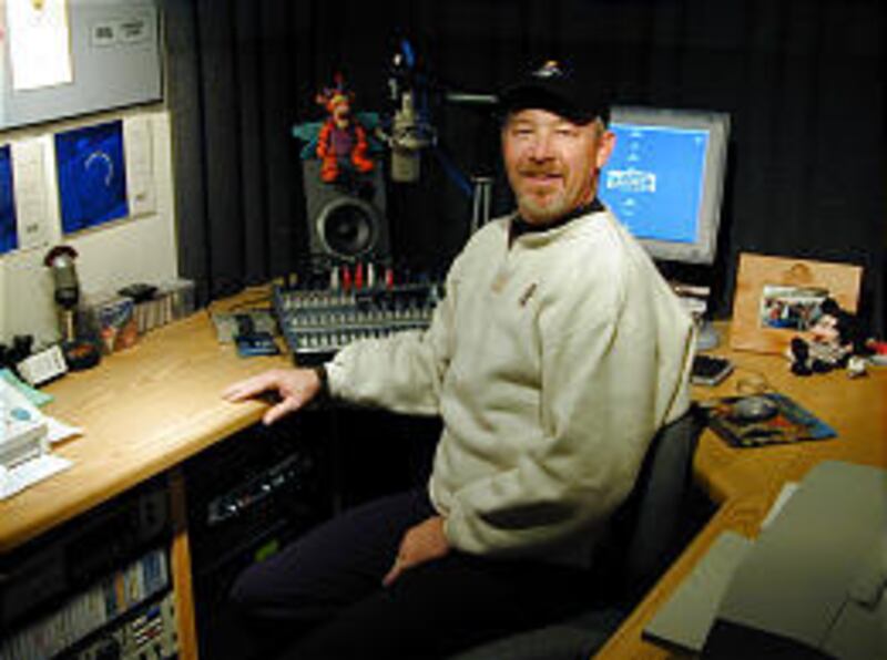 Radio personality/announcer Tim Hughes is known for his golden tones. He has a Saturday a.m. show on KSL.