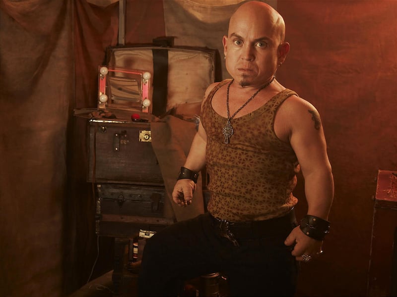 Martin Klebba stars as Rollo in "The Cape," which premieres Sunday night at 8 on Ch. 5.
