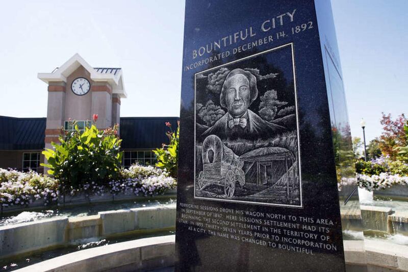 Main Street of Bountiful, Utah, September 29, 2006.