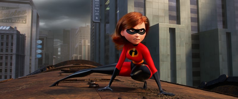 Elastigirl may have hung up her Supersuit when the Supers were lying low, but in “Incredibles 2,” she’s recruited to lead a campaign to bring them back into the spotlight. With the full support of her family behind her, Helen finds she’s still at the top