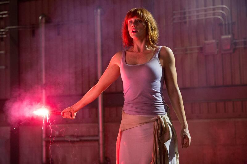 Bryce Dallas Howard stars in “Jurassic World.”