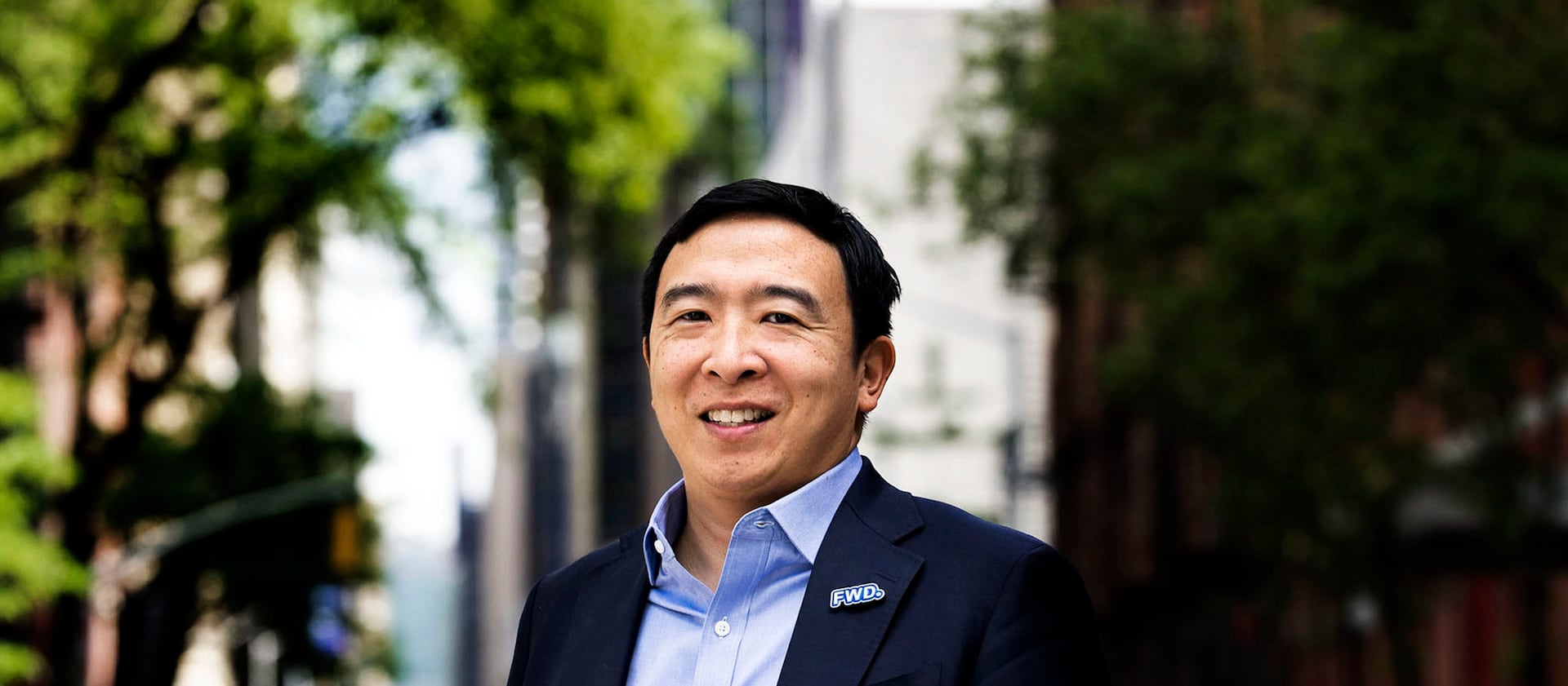 Andrew Yang, founder of the Forward Party and former presidential candidate, is photographed in New York City in 2022.