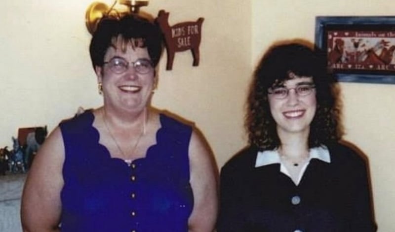 Axton Betz-Hamilton, right, and her mom, who stole her identity. Hamilton discovered that she'd been the victim of identity theft starting when she was 11 and someone used her Social Security number to establish credit. Unwinding the harm when a child's i