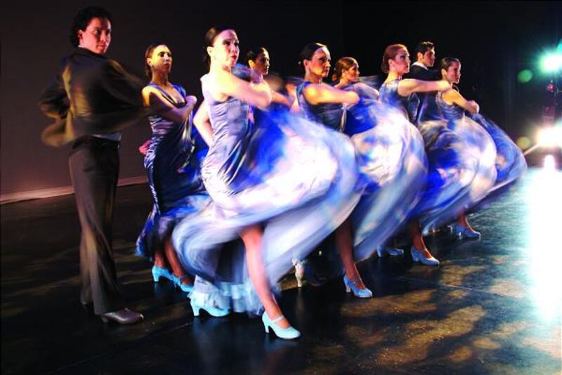 Calo Flamenco Company performs one of its dances.